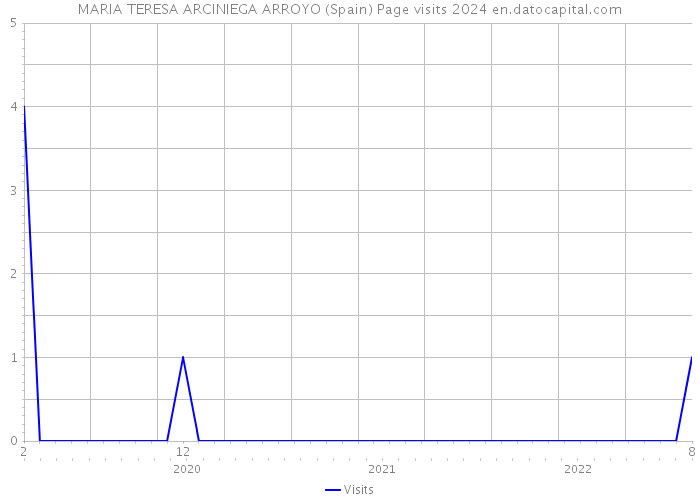 MARIA TERESA ARCINIEGA ARROYO (Spain) Page visits 2024 