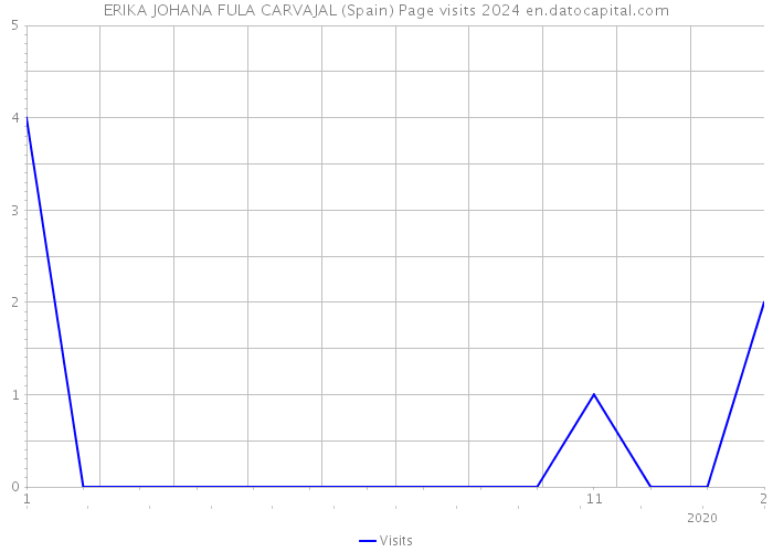 ERIKA JOHANA FULA CARVAJAL (Spain) Page visits 2024 