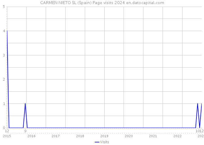 CARMEN NIETO SL (Spain) Page visits 2024 