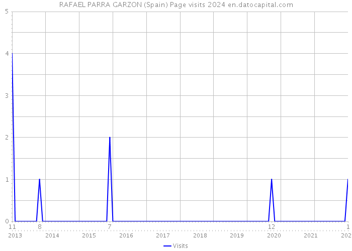 RAFAEL PARRA GARZON (Spain) Page visits 2024 