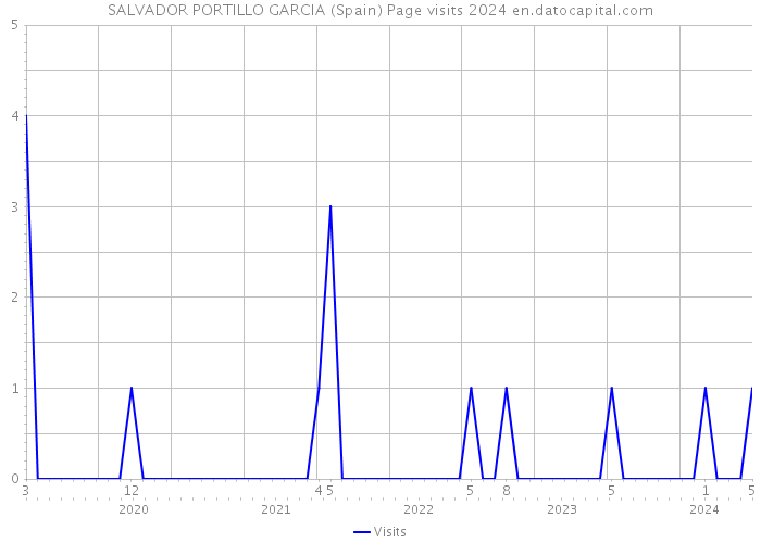 SALVADOR PORTILLO GARCIA (Spain) Page visits 2024 