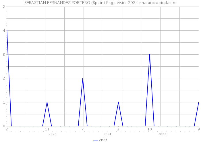 SEBASTIAN FERNANDEZ PORTERO (Spain) Page visits 2024 