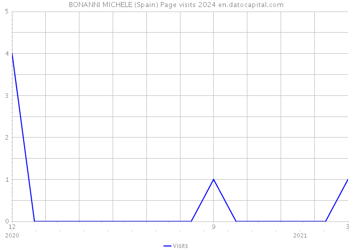 BONANNI MICHELE (Spain) Page visits 2024 