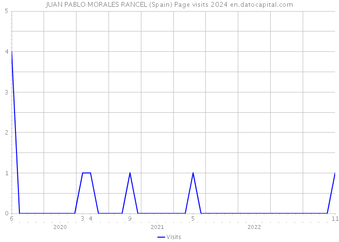 JUAN PABLO MORALES RANCEL (Spain) Page visits 2024 