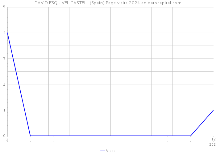DAVID ESQUIVEL CASTELL (Spain) Page visits 2024 