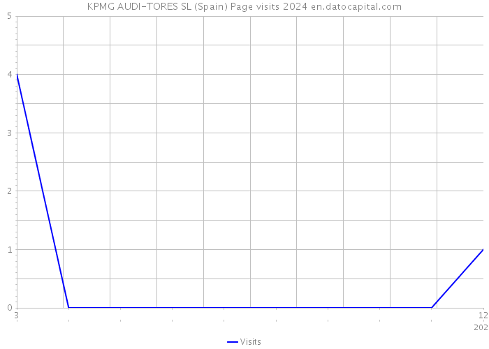 KPMG AUDI-TORES SL (Spain) Page visits 2024 