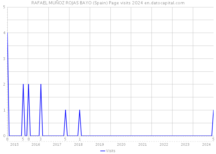 RAFAEL MUÑOZ ROJAS BAYO (Spain) Page visits 2024 