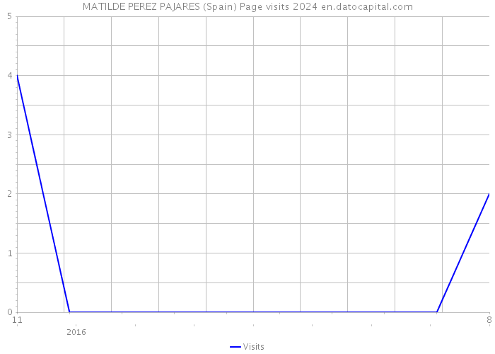 MATILDE PEREZ PAJARES (Spain) Page visits 2024 