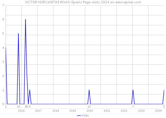 VICTOR HORCASITAS RIVAS (Spain) Page visits 2024 