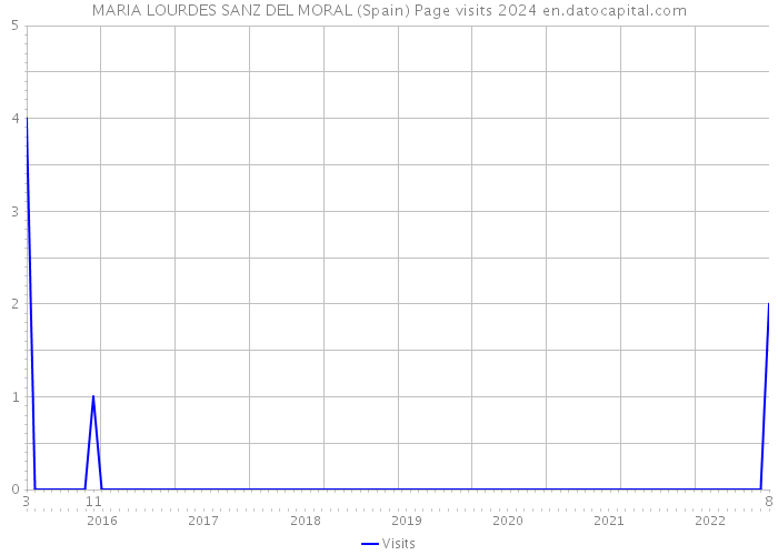 MARIA LOURDES SANZ DEL MORAL (Spain) Page visits 2024 