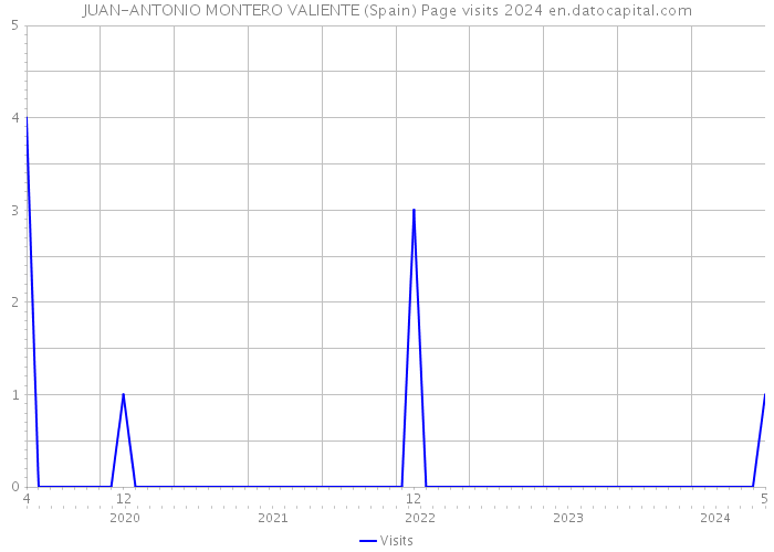 JUAN-ANTONIO MONTERO VALIENTE (Spain) Page visits 2024 