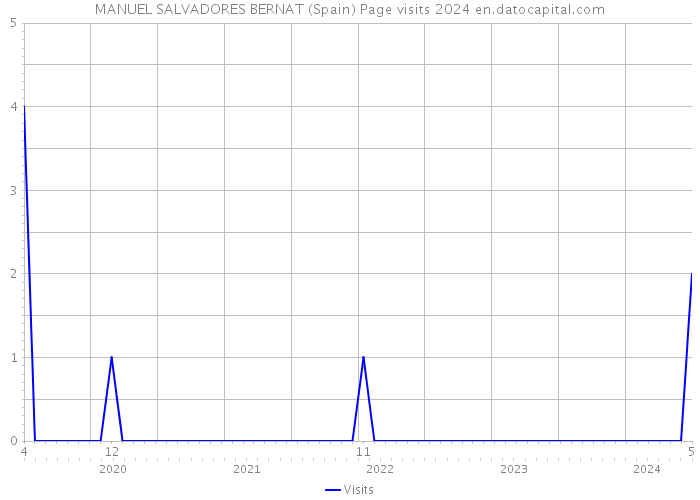 MANUEL SALVADORES BERNAT (Spain) Page visits 2024 