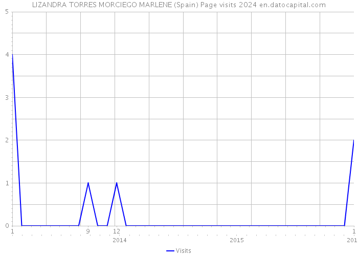 LIZANDRA TORRES MORCIEGO MARLENE (Spain) Page visits 2024 
