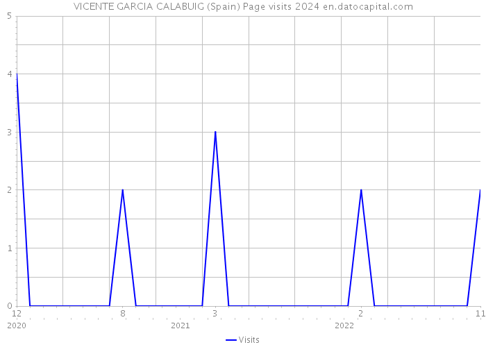 VICENTE GARCIA CALABUIG (Spain) Page visits 2024 