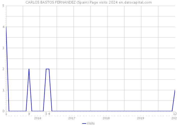 CARLOS BASTOS FERNANDEZ (Spain) Page visits 2024 