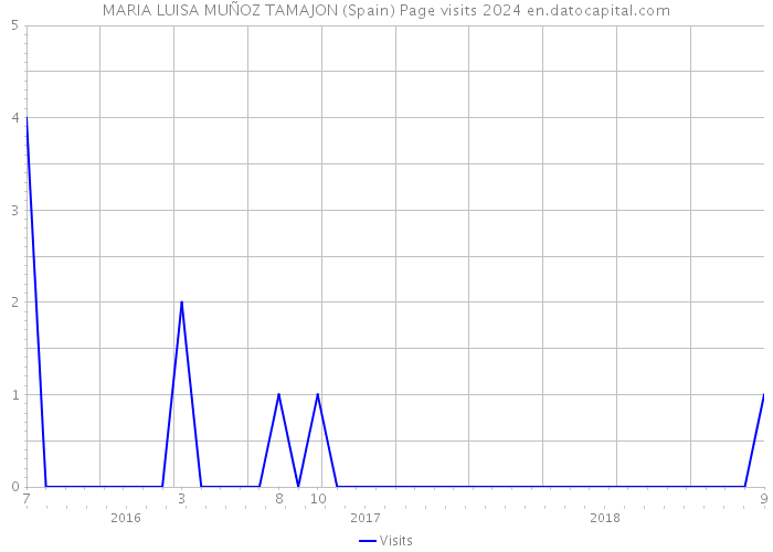 MARIA LUISA MUÑOZ TAMAJON (Spain) Page visits 2024 