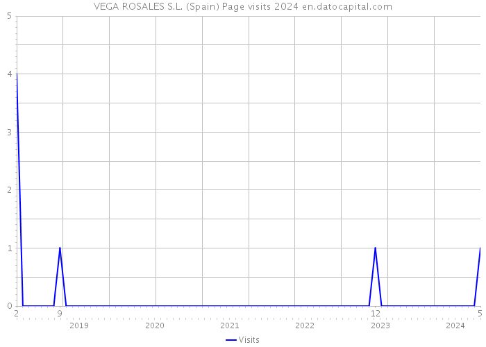 VEGA ROSALES S.L. (Spain) Page visits 2024 