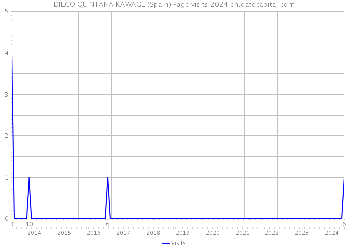 DIEGO QUINTANA KAWAGE (Spain) Page visits 2024 