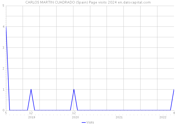 CARLOS MARTIN CUADRADO (Spain) Page visits 2024 