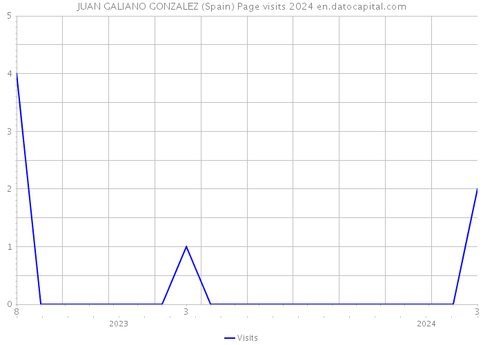 JUAN GALIANO GONZALEZ (Spain) Page visits 2024 