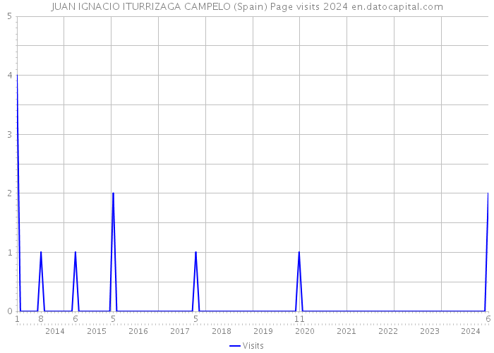 JUAN IGNACIO ITURRIZAGA CAMPELO (Spain) Page visits 2024 