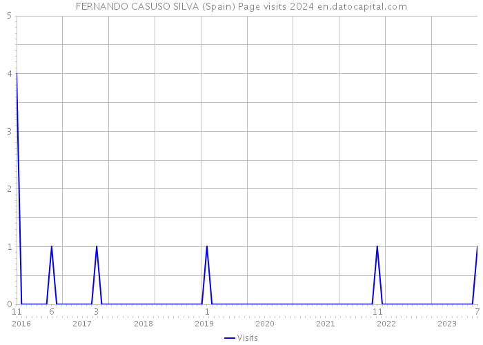 FERNANDO CASUSO SILVA (Spain) Page visits 2024 