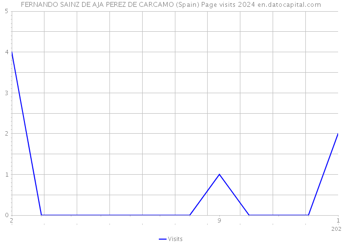 FERNANDO SAINZ DE AJA PEREZ DE CARCAMO (Spain) Page visits 2024 