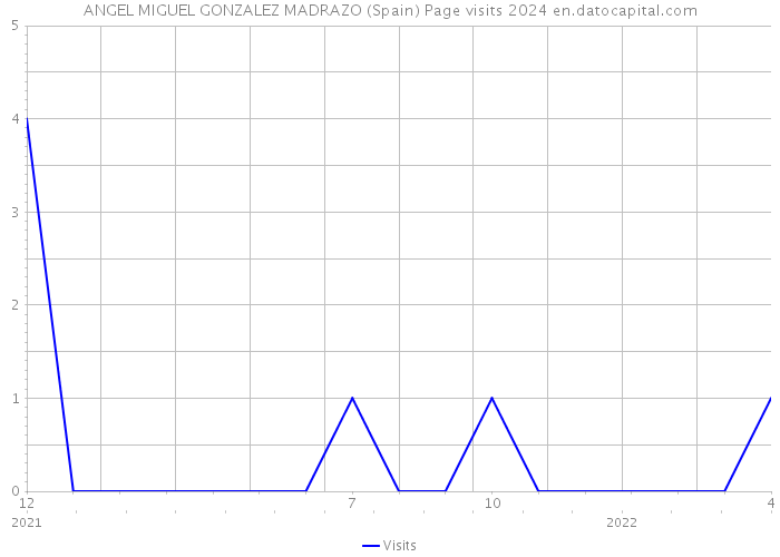 ANGEL MIGUEL GONZALEZ MADRAZO (Spain) Page visits 2024 