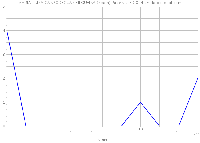 MARIA LUISA CARRODEGUAS FILGUEIRA (Spain) Page visits 2024 