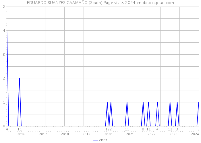 EDUARDO SUANZES CAAMAÑO (Spain) Page visits 2024 