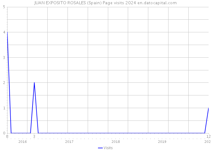 JUAN EXPOSITO ROSALES (Spain) Page visits 2024 