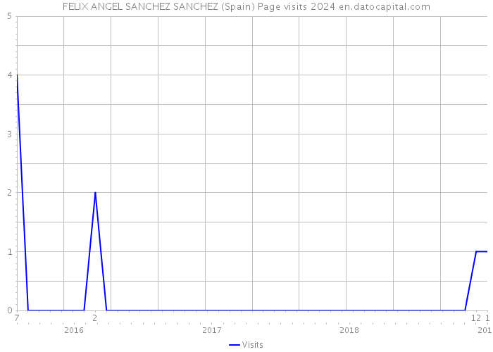 FELIX ANGEL SANCHEZ SANCHEZ (Spain) Page visits 2024 