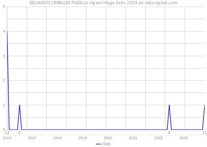 EDUARDO CRIBILLES PADILLA (Spain) Page visits 2024 