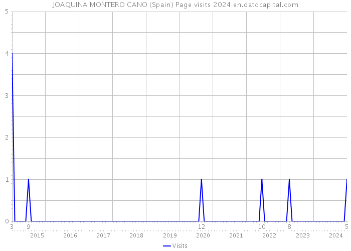JOAQUINA MONTERO CANO (Spain) Page visits 2024 