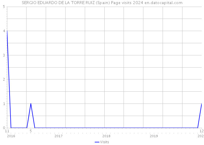 SERGIO EDUARDO DE LA TORRE RUIZ (Spain) Page visits 2024 