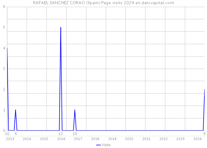 RAFAEL SANCHEZ CORAO (Spain) Page visits 2024 