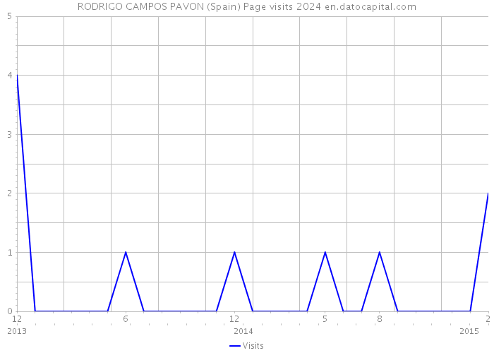 RODRIGO CAMPOS PAVON (Spain) Page visits 2024 
