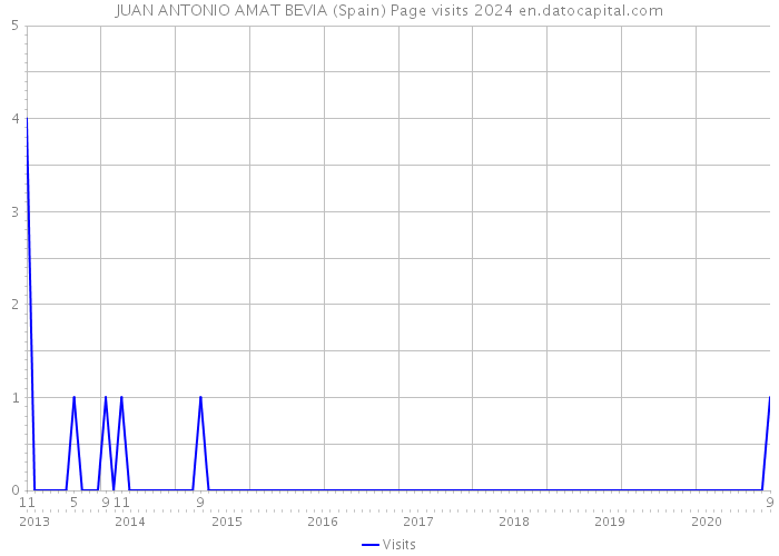 JUAN ANTONIO AMAT BEVIA (Spain) Page visits 2024 