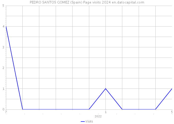 PEDRO SANTOS GOMEZ (Spain) Page visits 2024 