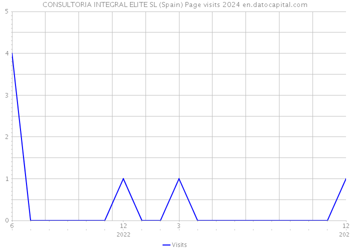 CONSULTORIA INTEGRAL ELITE SL (Spain) Page visits 2024 