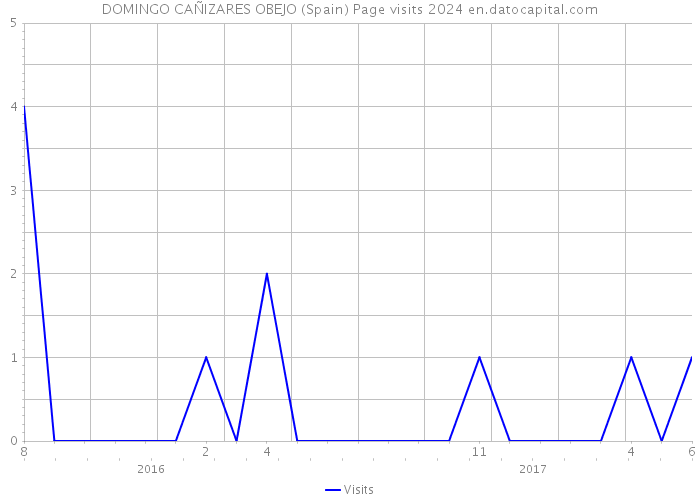 DOMINGO CAÑIZARES OBEJO (Spain) Page visits 2024 