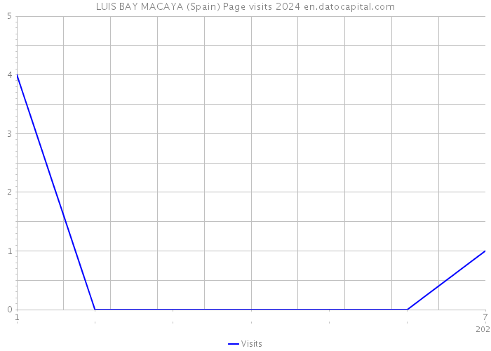 LUIS BAY MACAYA (Spain) Page visits 2024 