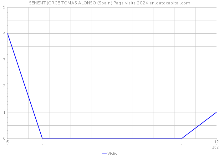 SENENT JORGE TOMAS ALONSO (Spain) Page visits 2024 