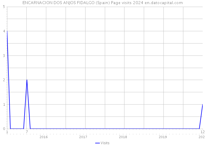 ENCARNACION DOS ANJOS FIDALGO (Spain) Page visits 2024 