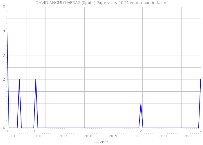 DAVID ANGULO HERAS (Spain) Page visits 2024 