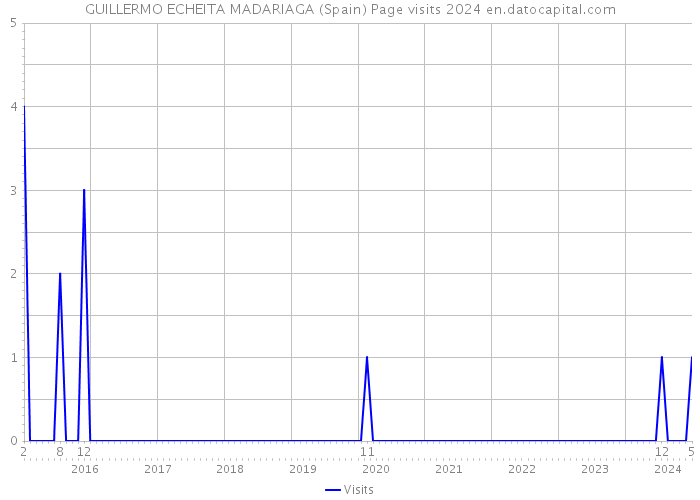 GUILLERMO ECHEITA MADARIAGA (Spain) Page visits 2024 