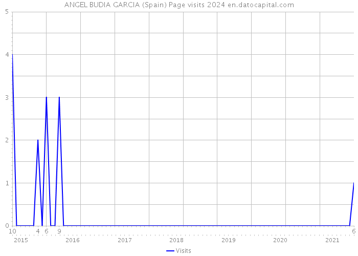 ANGEL BUDIA GARCIA (Spain) Page visits 2024 