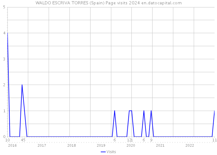 WALDO ESCRIVA TORRES (Spain) Page visits 2024 