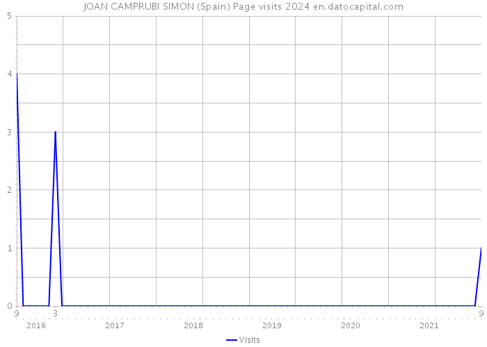 JOAN CAMPRUBI SIMON (Spain) Page visits 2024 