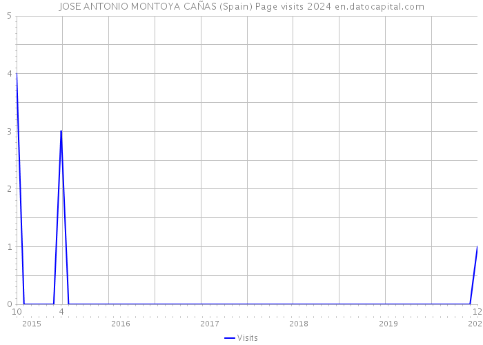 JOSE ANTONIO MONTOYA CAÑAS (Spain) Page visits 2024 